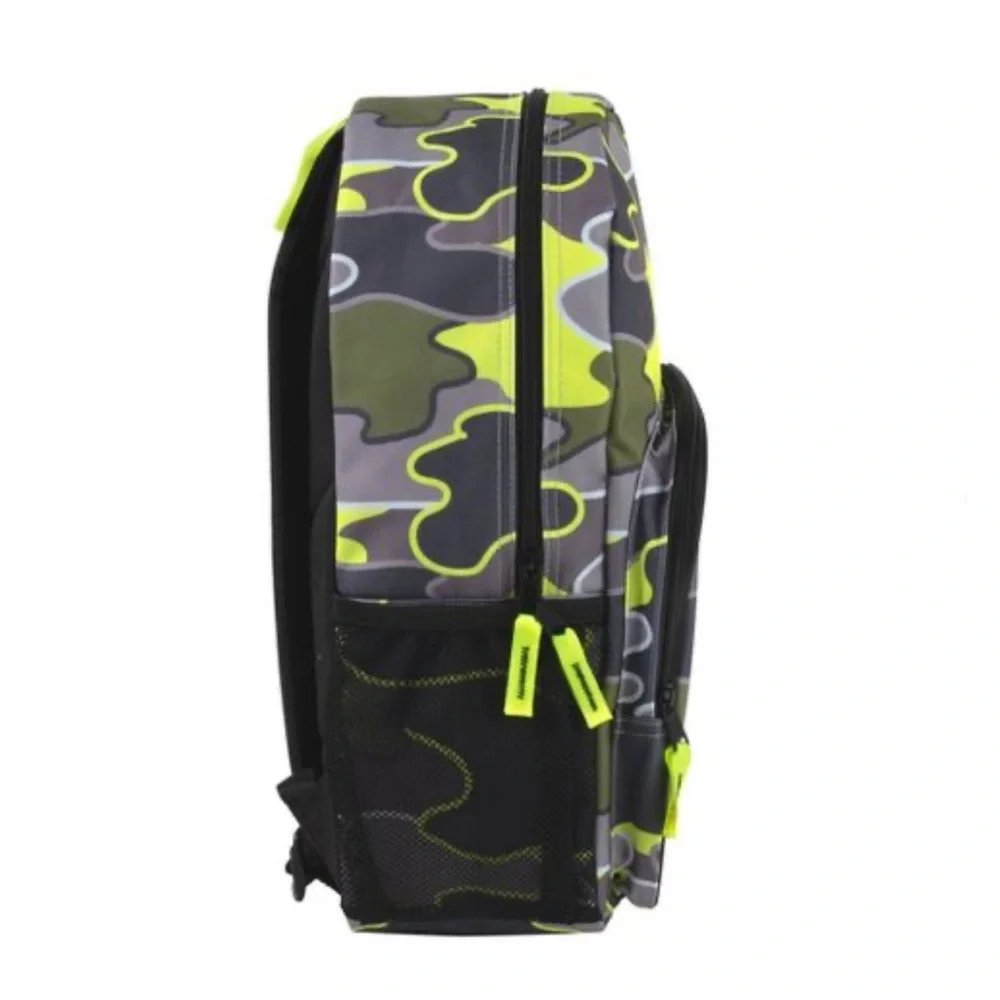 Camouflage Neon Green Laptop 17” Back Pack, NWT
